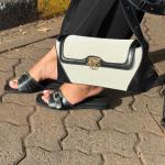Chic sandal & bag duo