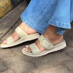 Double strap buckle sandals