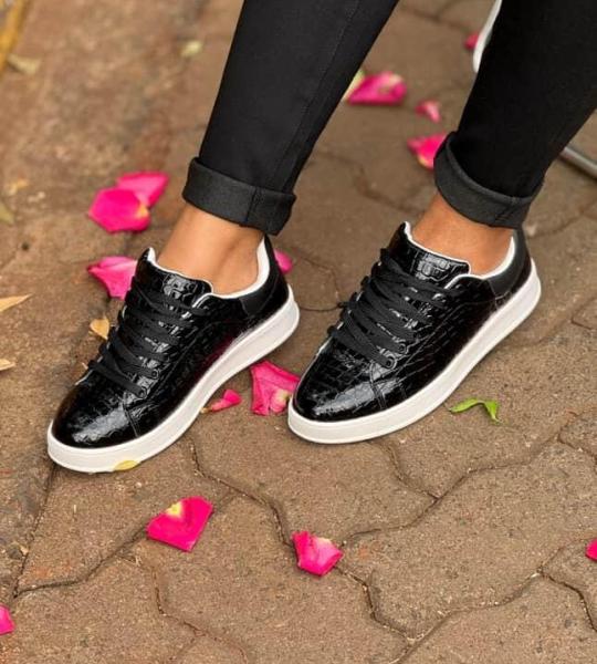 Bold croc sneakers