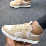 Sleek satin-like sneakers