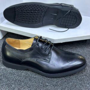 Black Office Leather Shoes.
